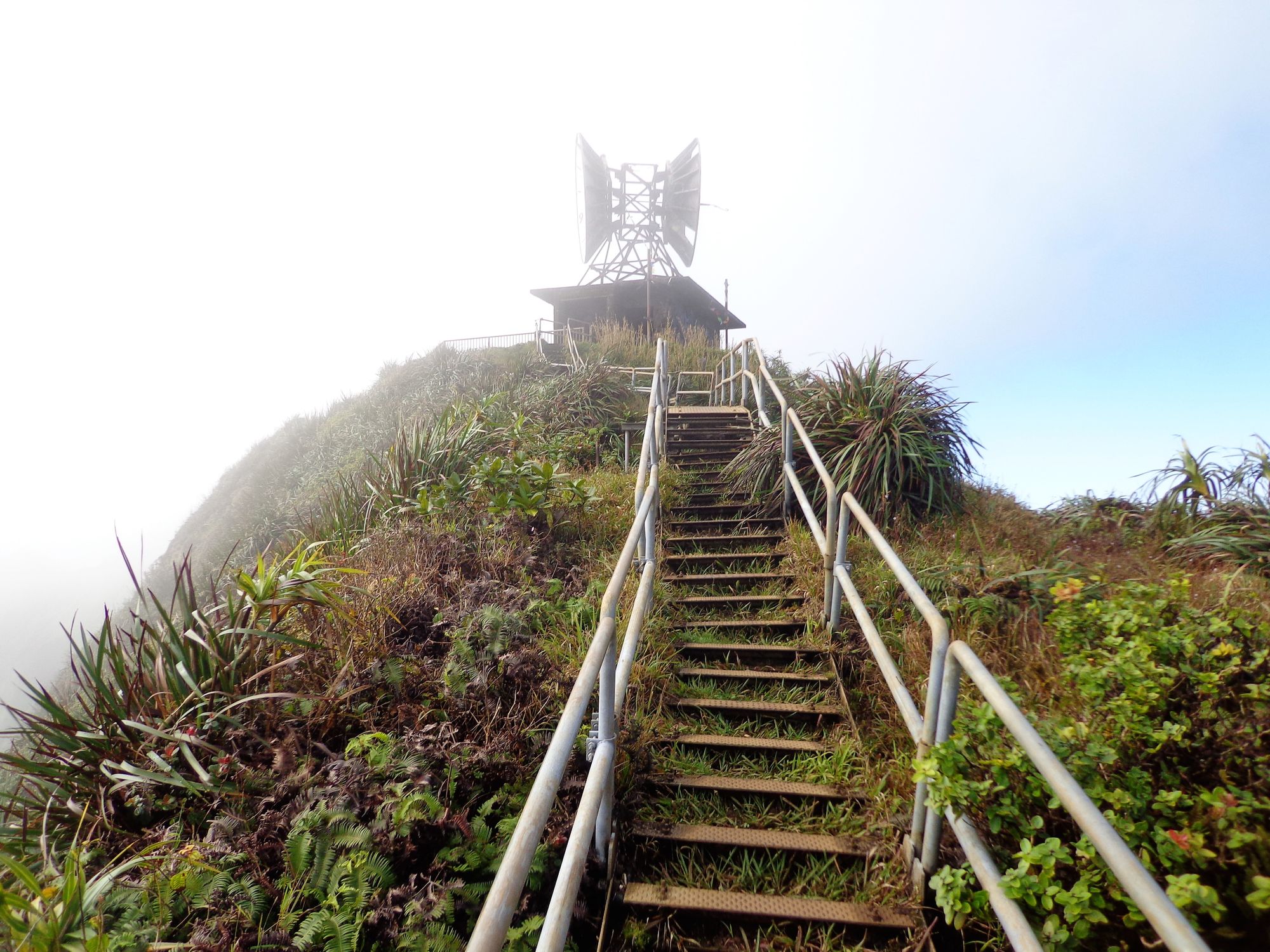 Moanalua Valley Middle Ridge to the Forbidden Haiku Stairs